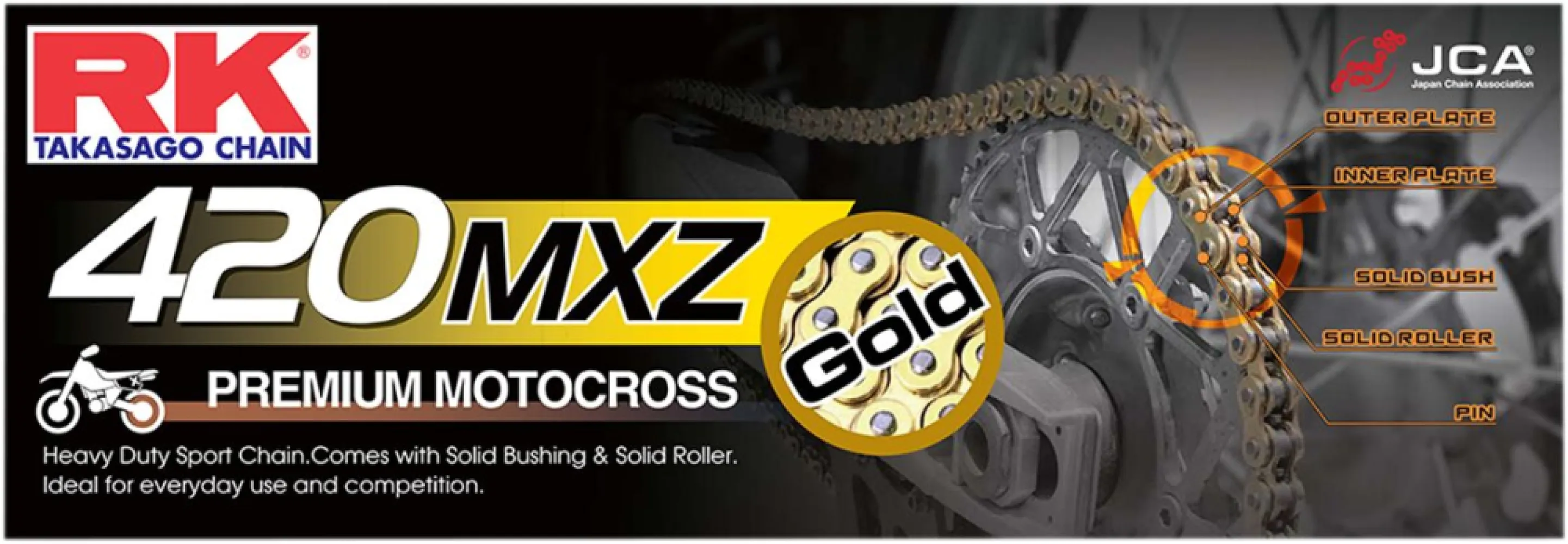 RK - CHAIN RK420MXZ GG 116C - RK420MXZ116