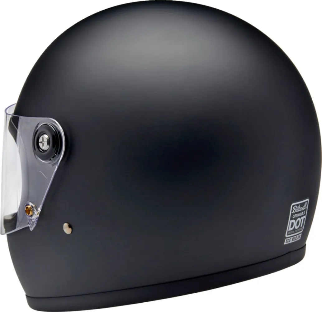 BILTWELL - HELMET GRINGO S FL BLK XS - 010116597