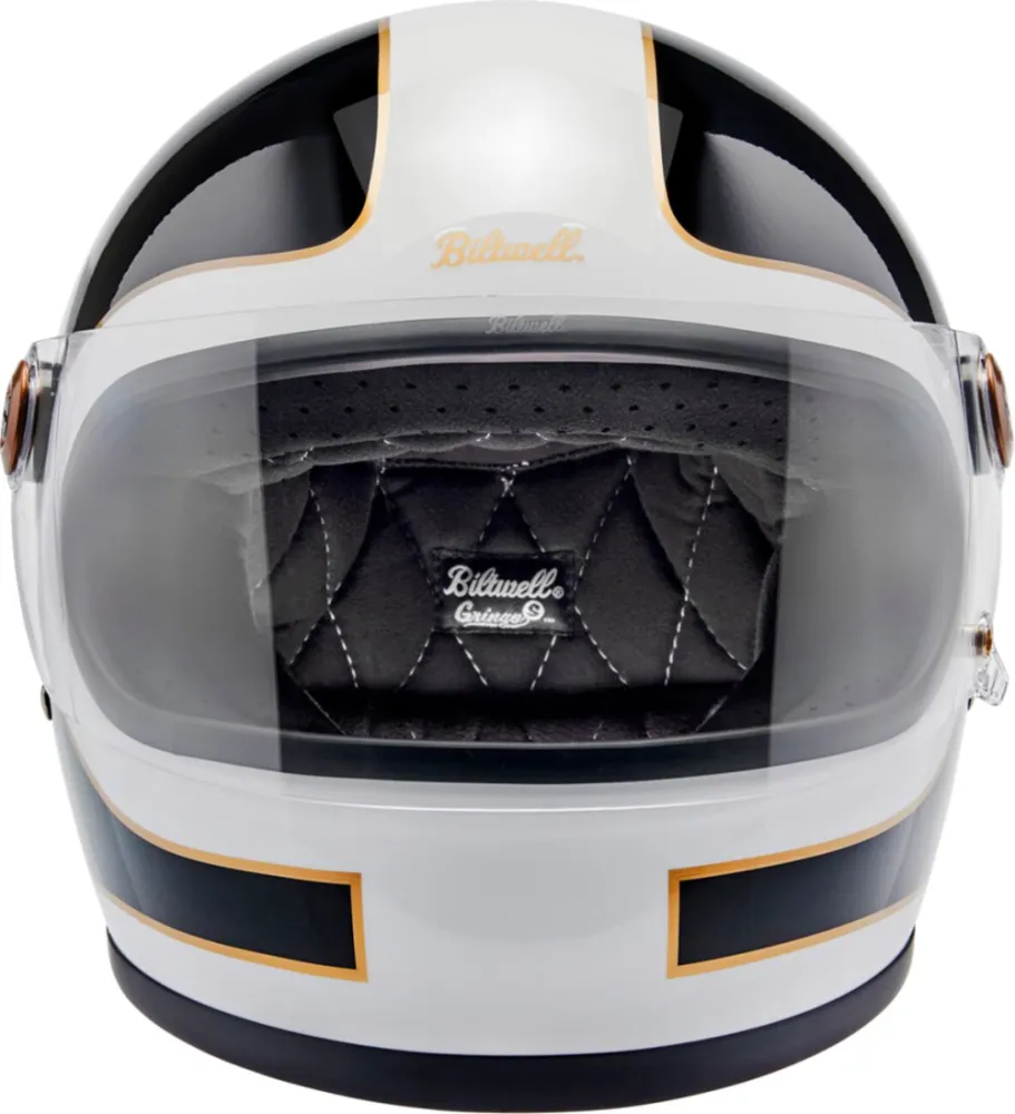 BILTWELL - HELMET GRINGO S WH/BLK 2X - 010116614