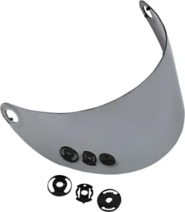 BILTWELL - SHIELD G/S GEN 2 FLAT CHR - 01300957
