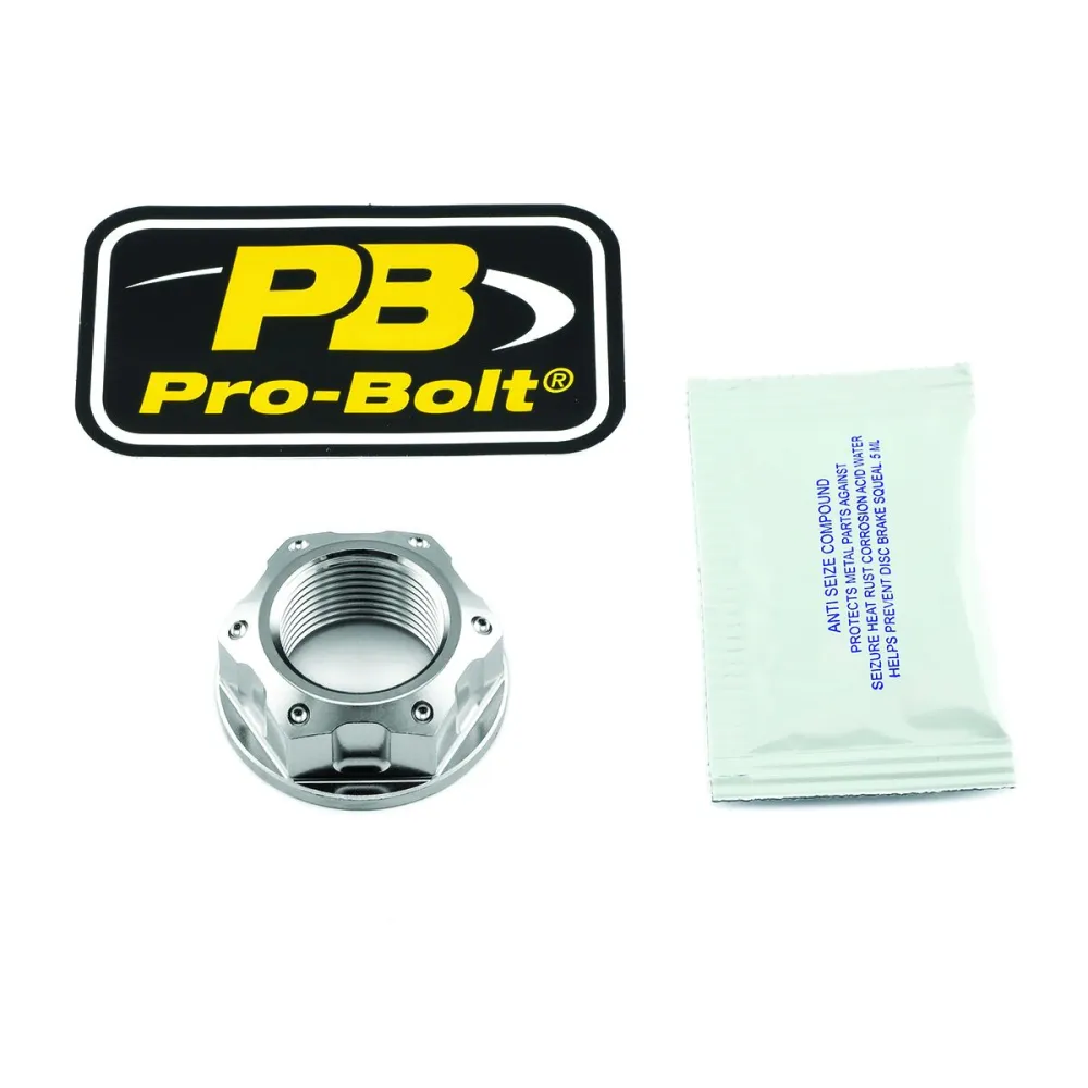 PRO BOLT - NUT SWINGARM AXLE 22X1.5 SS - 02142030