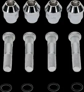 MOOSE OFFROAD HARD-PARTS - WHEEL STUD/NUT KIT MOOSE - 02131269