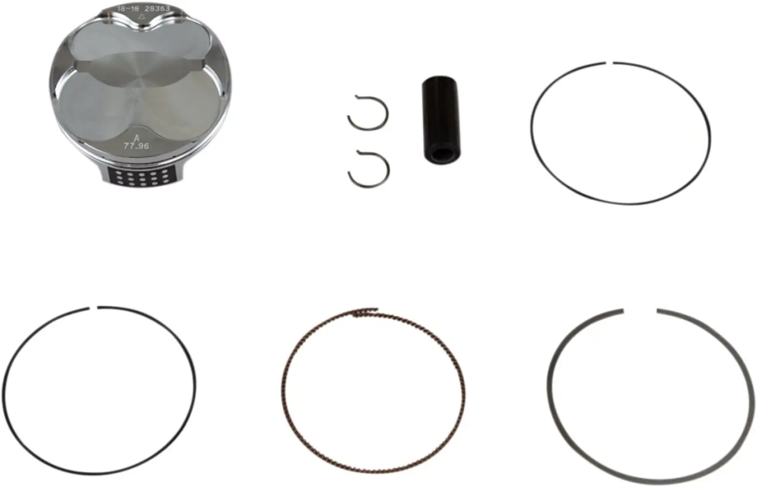 VERTEX - PISTON KIT SX250F 16-22/FC250  - 09104078