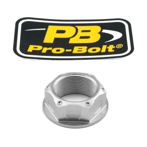 PRO BOLT - NUT TOP YOKE M24X1.00 SILVER - 04100344