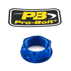 PRO BOLT - NUT TOP YOKE M28X1.00 BLUE - 04100355