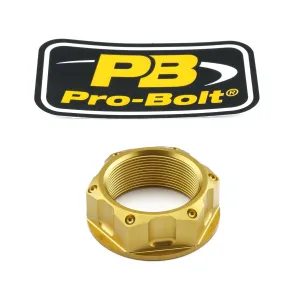 PRO BOLT - NUT TOP YOKE M28X1.00 GOLD - 04100357