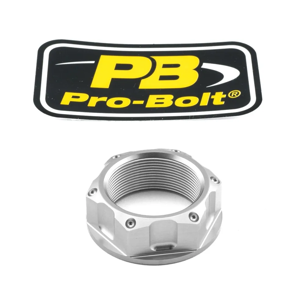 PRO BOLT - NUT TOP YOKE M28X1.00 SILVER - 04100359