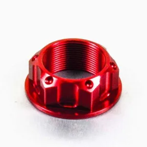 PRO BOLT - NUT TOP YOKE M22X1.00 RED - 04100363