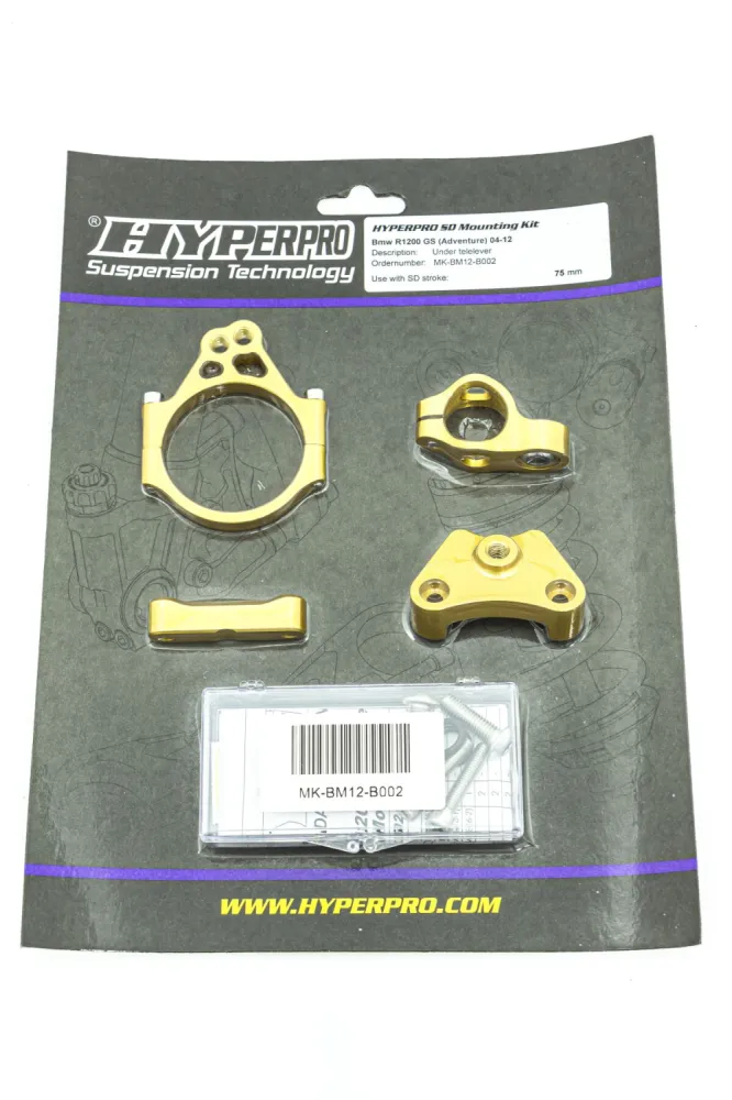 HYPERPRO - SD MOUNT. KIT GOLD BMW R 1200  - 04140477