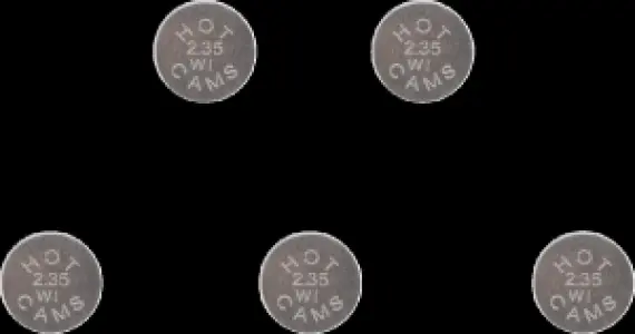 HOT CAMS - VALVE SHIM 5PK 10.0X2.35 - 09261284