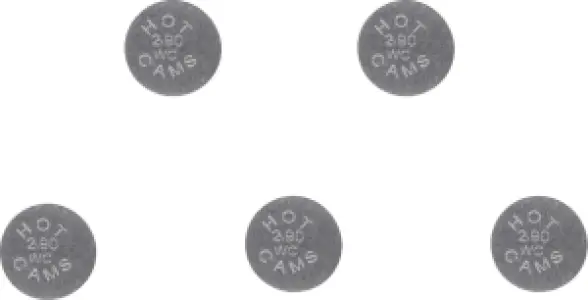 HOT CAMS - VALVE SHIM 5PK 7.48X2.90 - 09261336