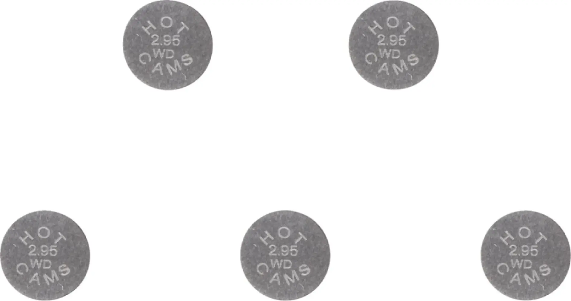 HOT CAMS - VALVE SHIM 5PK 7.48X2.95 - 09261337