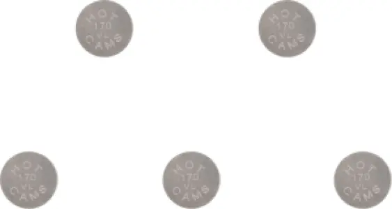 HOT CAMS - VALVE SHIM 5PK 9.48X1.70 - 09261382