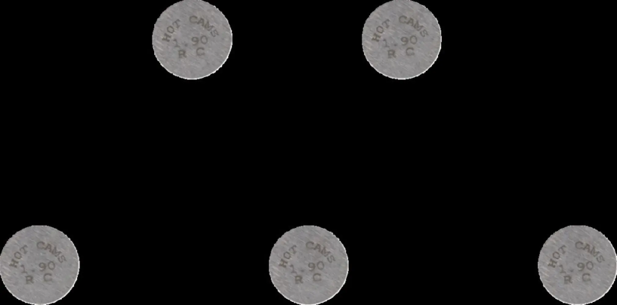 HOT CAMS - VALVE SHIM 5PK 13X1.90 - 09262318