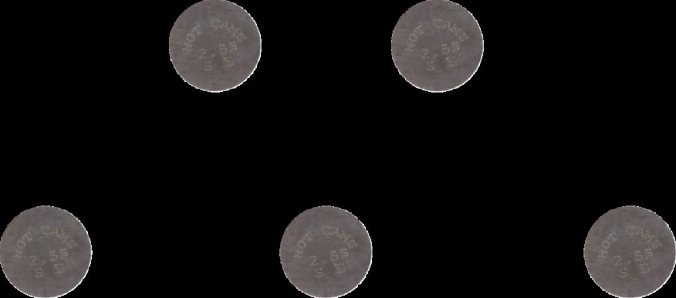 HOT CAMS - VALVE SHIM 5PK 13X2.55 - 09262331