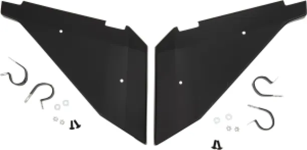 MOOSE OFFROAD HARD-PARTS - SIDE PANELS RZR BLACK MSE - 05211796