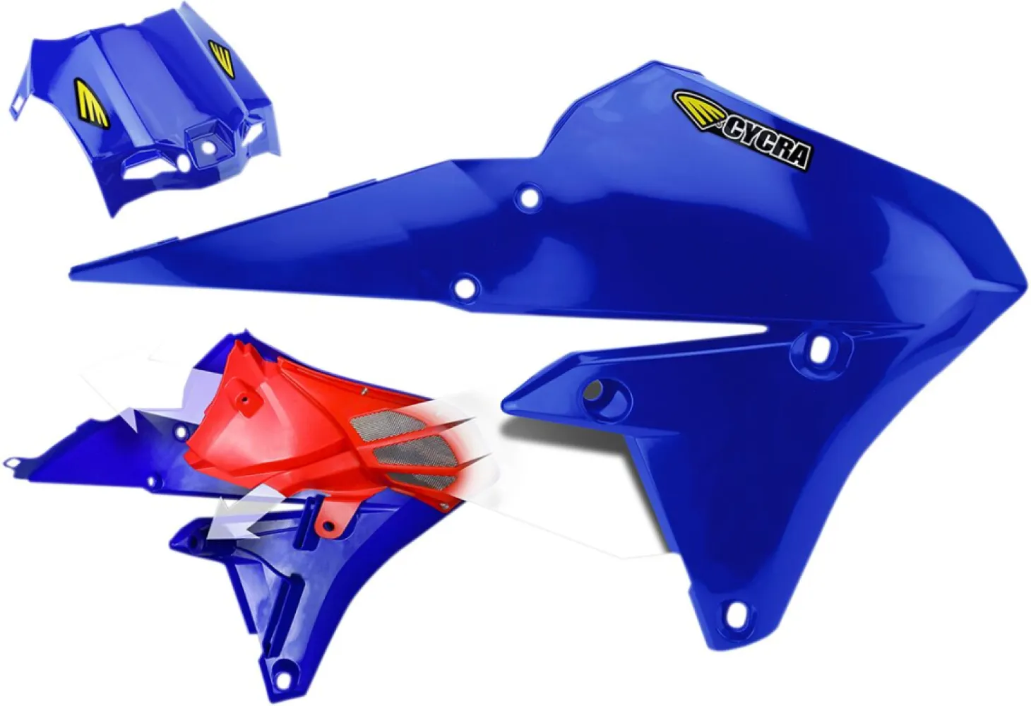 CYCRA - SHROUD PF WR250F BLU - 05201802