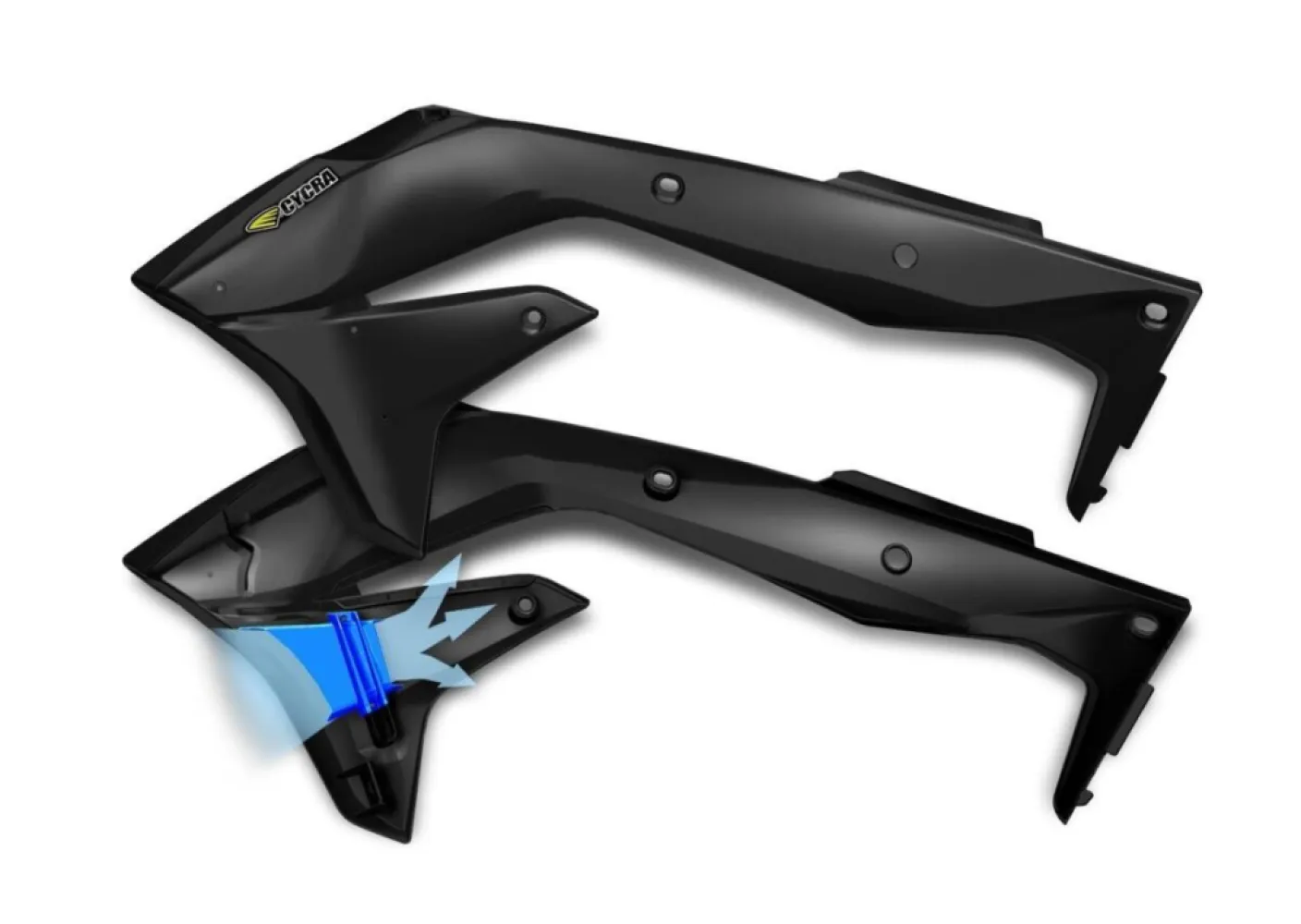 CYCRA - SHROUDS P-FLOW RMZ 250/450 BK - 05202185