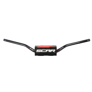 SCAR - HANDLEBAR O2 HIGH BK/BK PAD - 06013099