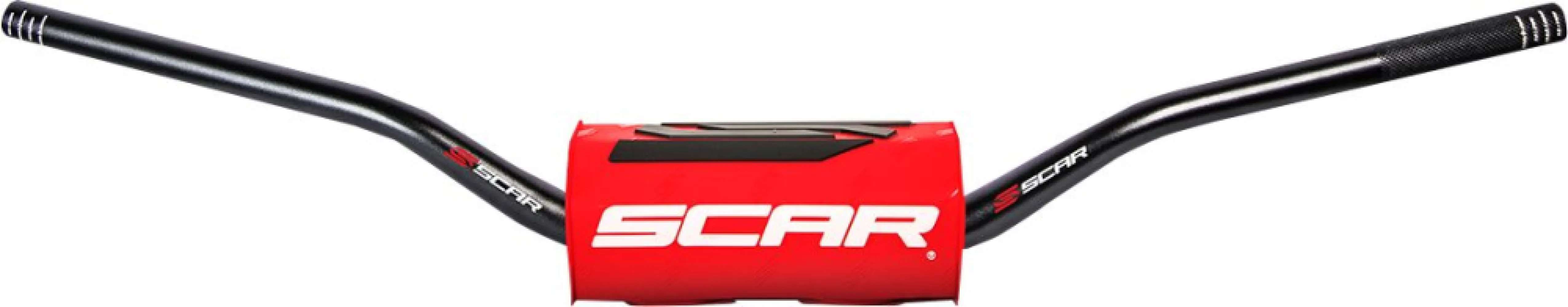 SCAR - HANDLEBAR O2 HI BK/RD PAD - 06015872