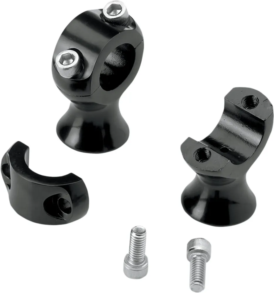 BILTWELL - RISERS SLIMLINE 1.75 BLK - 06020568