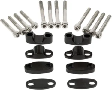 EMGO - RISER KIT HANDLEBAR 7/8 BLACK - 06020787
