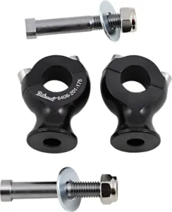 BILTWELL - RISERS SLIMLINE 7/8 BLK - 06021133