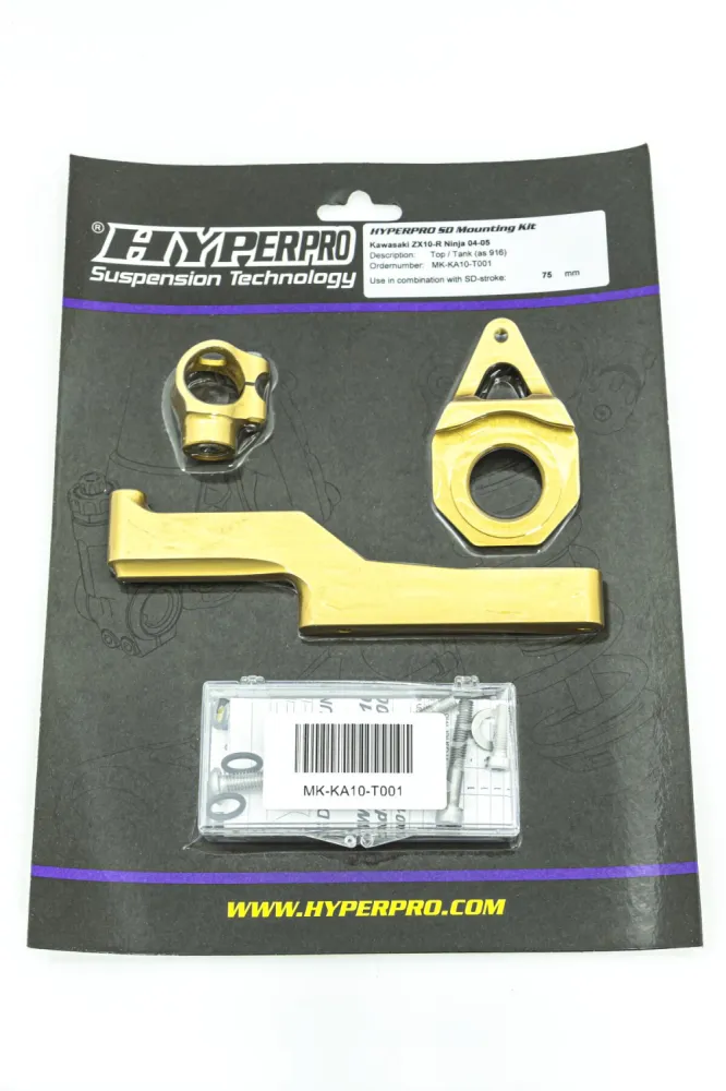 HYPERPRO - SD MOUNT. KIT GOLD KAWASAKI ZX - 06040026