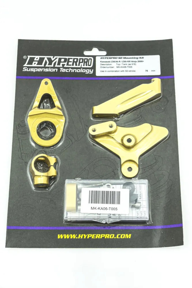 HYPERPRO - SD MOUNT. KIT GOLD KAWASAKI ZX - 06040021
