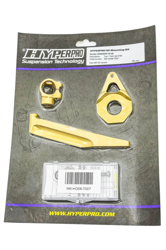HYPERPRO - SD MOUNT. KIT GOLD HONDA CBR 6 - 06040077