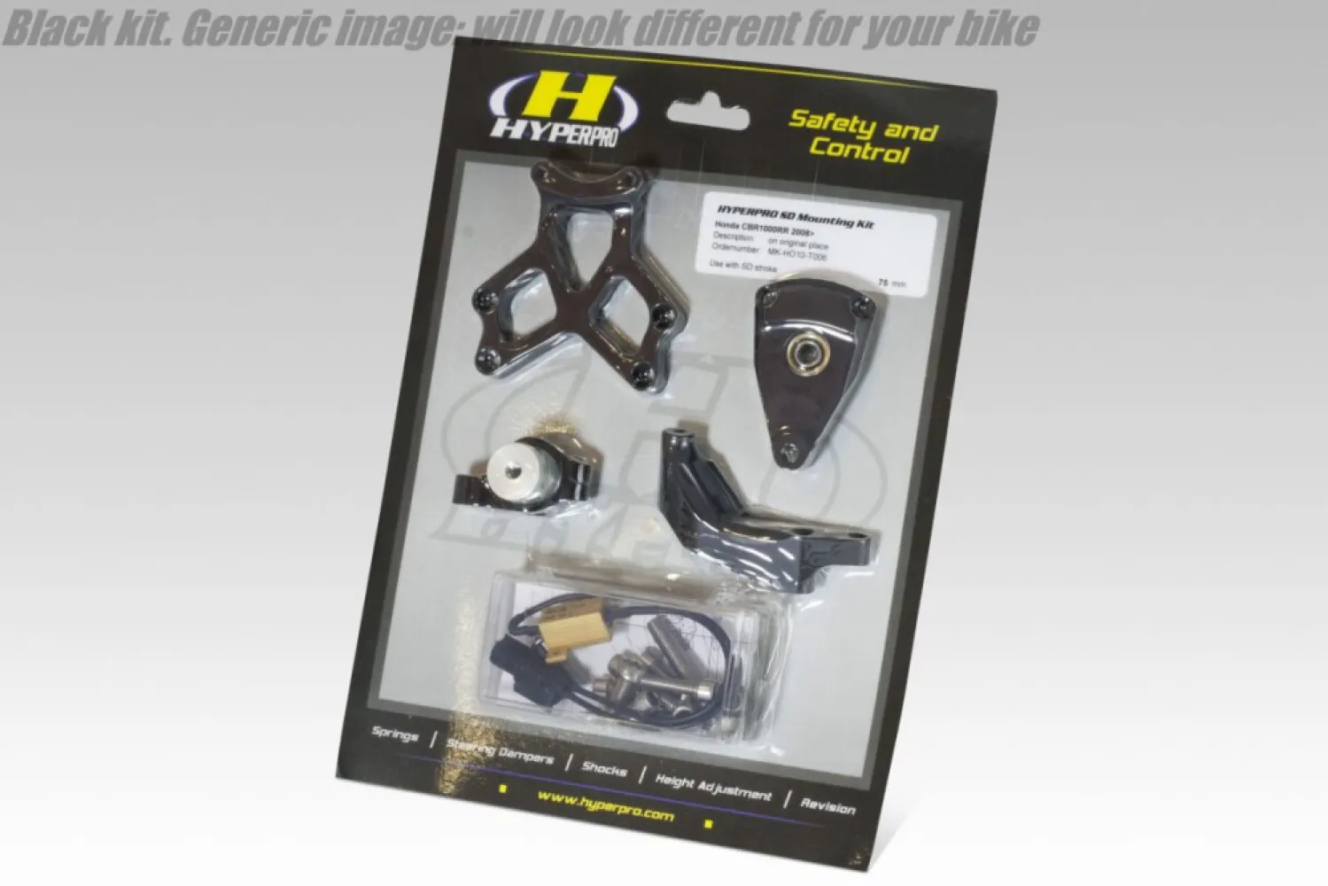 HYPERPRO - SD MOUNT. KIT BLACK TRIUMPH ST - 06040206