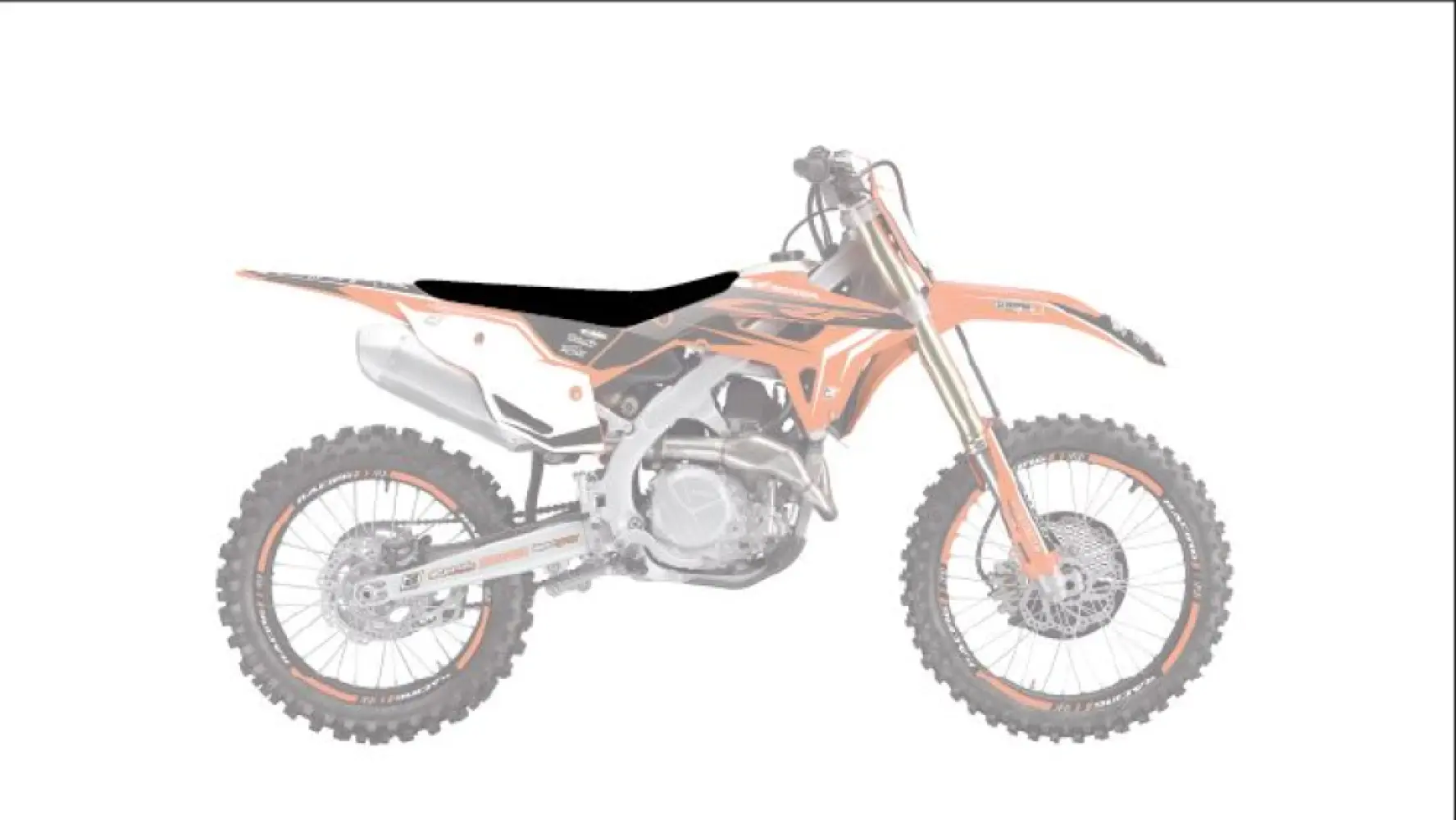 BLACKBIRD RACING - SEATCVR PYR CRF450 21- BK - 08213446