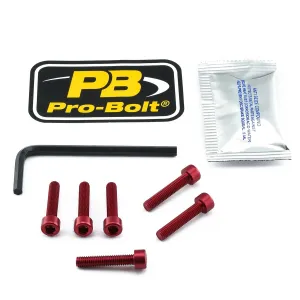 PRO BOLT - BOLT KIT FUEL CAP RED - 07040033