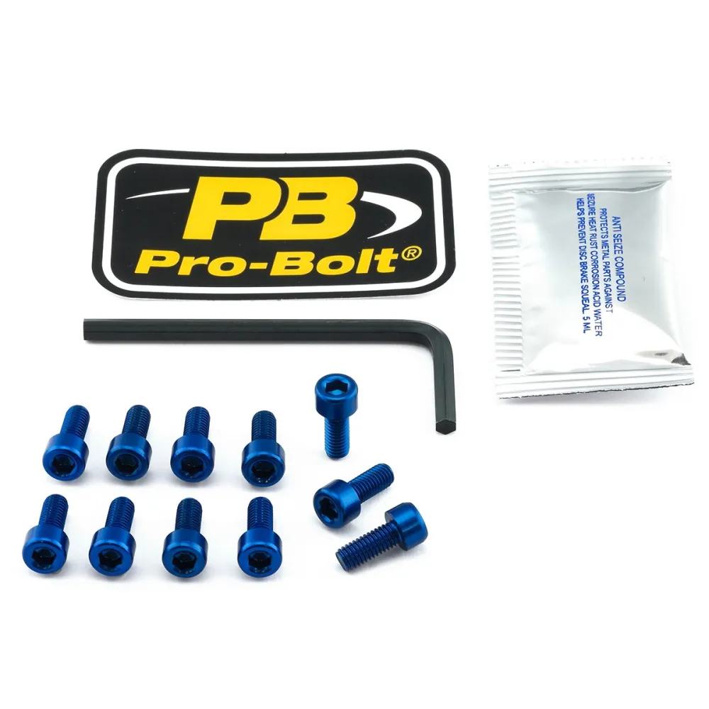 PRO BOLT - BOLT KIT FUEL CAP BLUE - 07040035