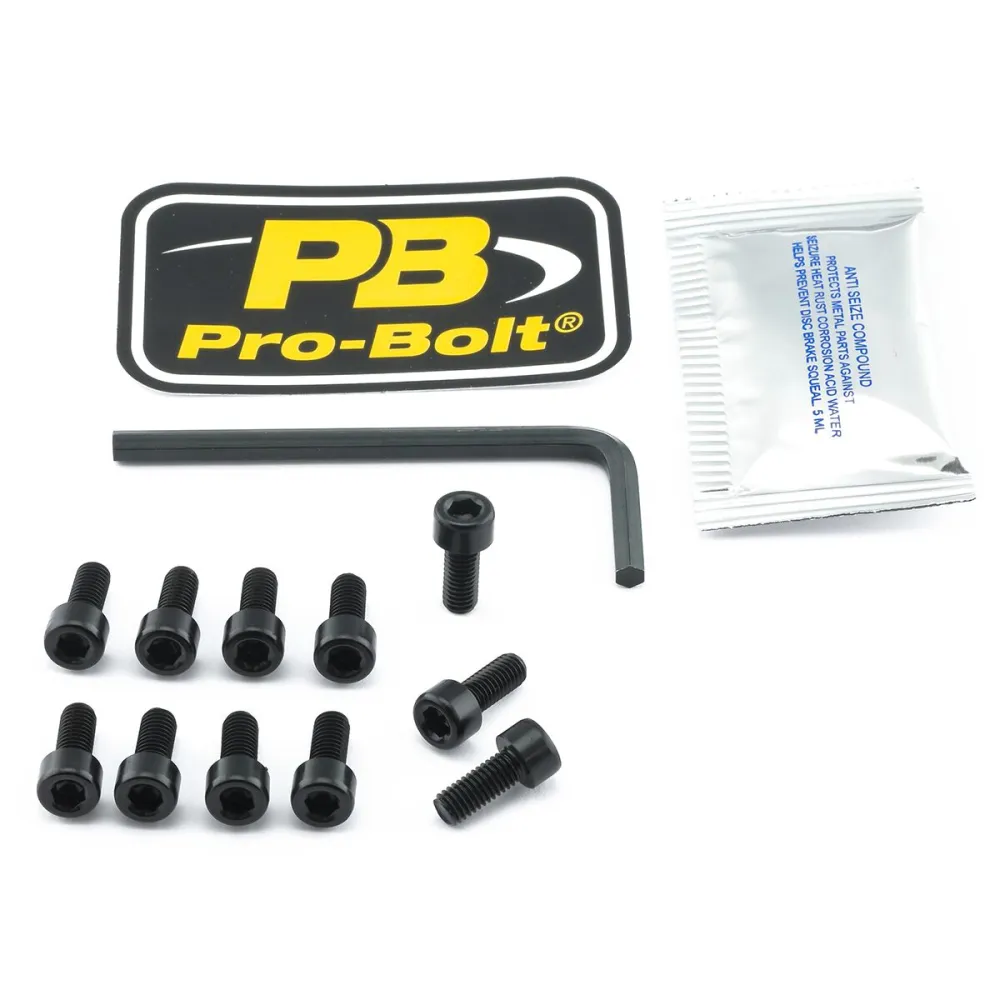 PRO BOLT - BOLT KIT FUEL CAP BLACK - 07040036