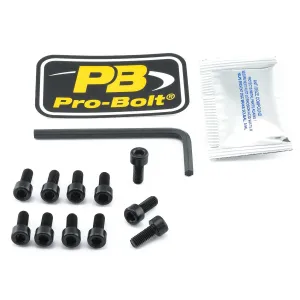 PRO BOLT - BOLT KIT FUEL CAP BLACK - 07040036