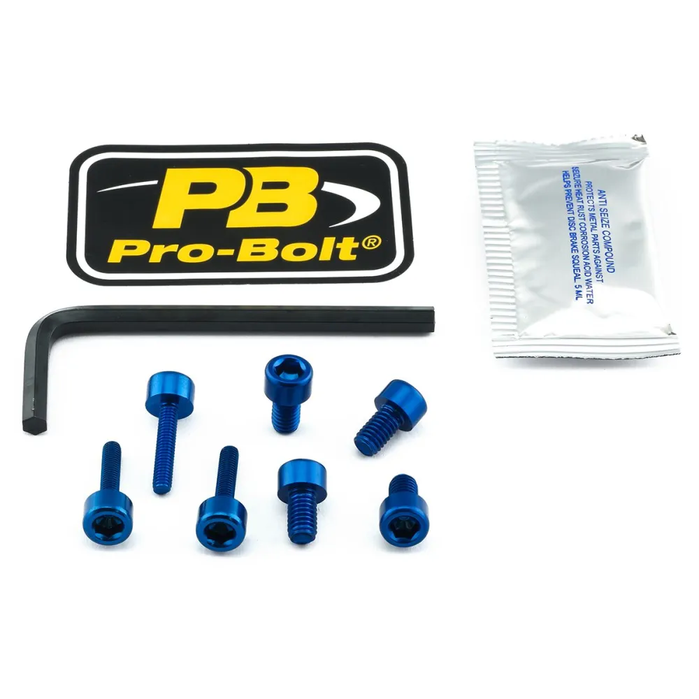 PRO BOLT - BOLT KIT FUEL CAP BLUE - 07040050