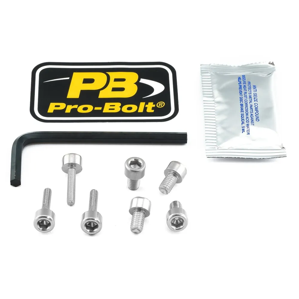 PRO BOLT - BOLT KIT FUEL CAP SILVER - 07040054