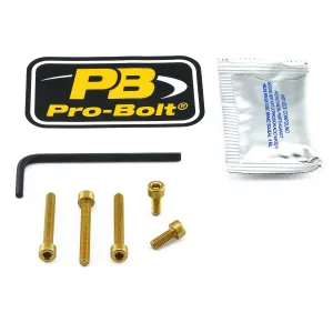 PRO BOLT - BOLT KIT FUEL CAP GOLD - 07040057