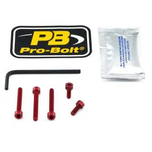 PRO BOLT - BOLT KIT FUEL CAP RED - 07040058