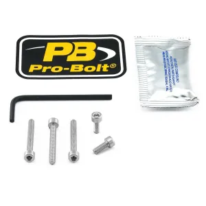 PRO BOLT - BOLT KIT FUEL CAP SILVER - 07040059