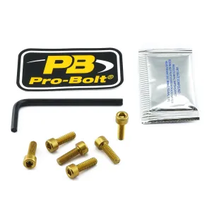 PRO BOLT - BOLT KIT FUEL CAP GOLD - 07040062