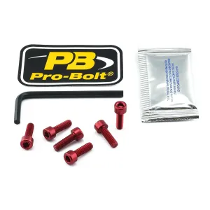 PRO BOLT - BOLT KIT FUEL CAP RED - 07040063