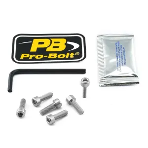 PRO BOLT - BOLT KIT FUEL CAP SILVER - 07040064