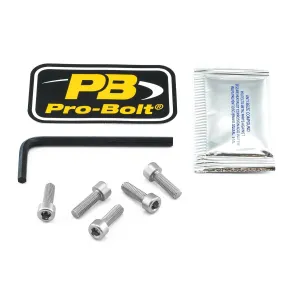 PRO BOLT - BOLT KIT FUEL CAP SILVER - 07040069
