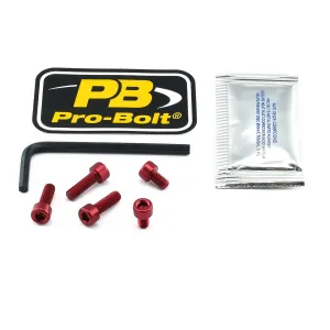 PRO BOLT - BOLT KIT FUEL CAP RED - 07040073