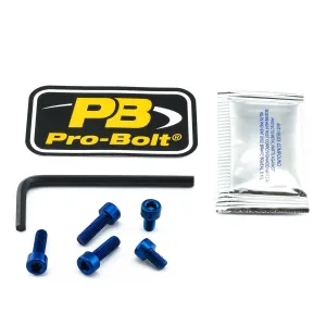 PRO BOLT - BOLT KIT FUEL CAP BLUE - 07040080