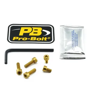 PRO BOLT - BOLT KIT FUEL CAP GOLD - 07040082