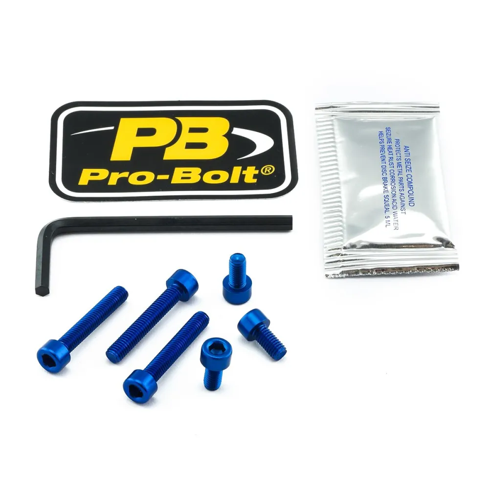PRO BOLT - BOLT KIT FUEL CAP BLUE - 07040100
