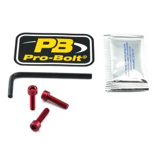 PRO BOLT - BOLT KIT FUEL CAP RED - 07040113